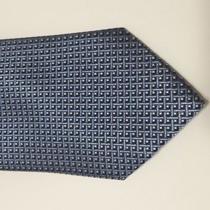 Lauren Ralph Lauren Neck Tie Blue Multicolor Silk Blend New